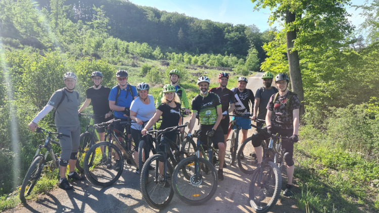 Navmatix colleagues in the mountains